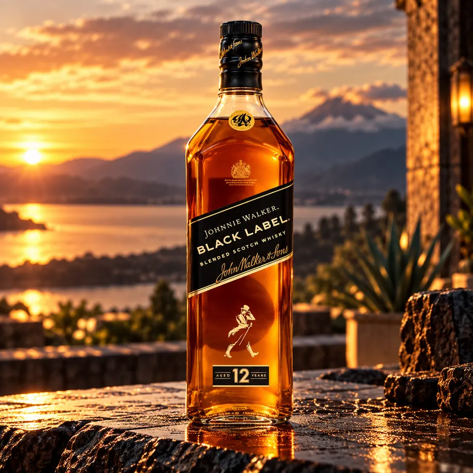 Johnnie Walker Black Label · 1 litro — fotografía de producto