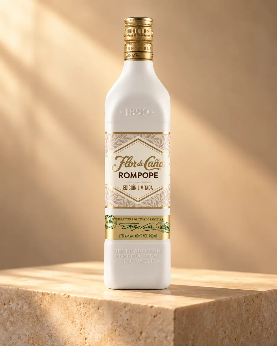 Rompope Flor de Caña · 750 ml — fotografía de producto
